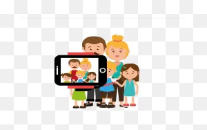 Creative Images Gallery For - Family Selfie Clipart - Png Download ClipartFlare.com 