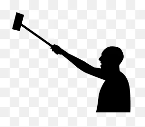 Selfie Clipart Black And White - Selfie Stick Clipart - Png ClipartFlare.com 