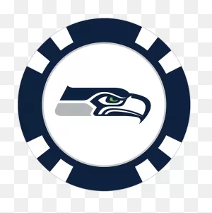 Seattle Seahawks Poker Chip Ball Marker - Team Golf Usa