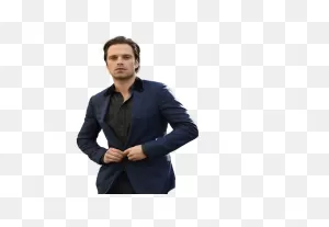 Sebastian Stan (Blue Suit) Cardboard Cutout - Celebrity Cutouts