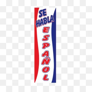 Se Habla Espanol Drape Flag