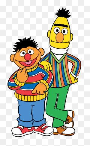 Sesamestreet #sesamstraat - Sesame Street Bert And Ernie Cartoon ClipartFlare.com 