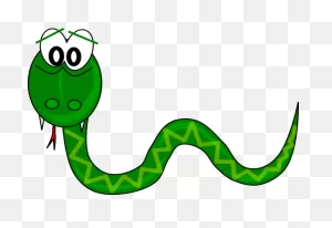 Snake Reptile Leaf Serpent Clipart - Snake Clipart Animals Clip Art