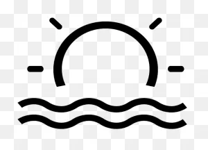 The Sea Clipart Sea View - Icon Beach Vector Png Transparent Png ClipartFlare.com 