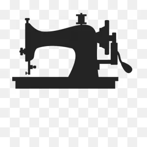 Old-School Sewing Machine Stamp