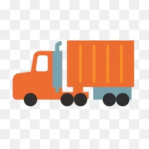 Articulated Vehicle Semi-Trailer Truck Emoji - Silhouette Of High ClipartFlare.com 
