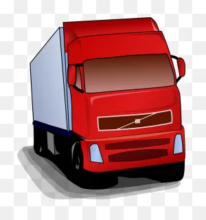 Semi Truck With A Red Cab Clipart. Free Download Transparent .png ClipartFlare.com 
