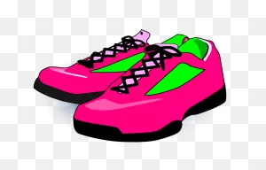 Shoes Sneakers Pink - Free Vector Graphic On ClipartFlare