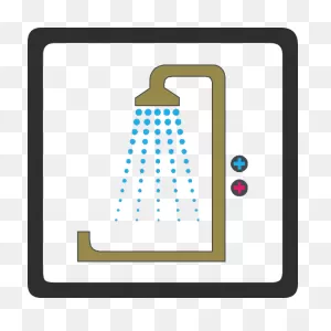 Shower Bathroom Sign - Free Vector Graphic On ClipartFlare
