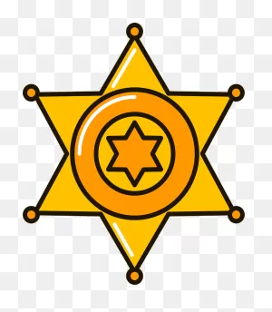 Badge Police Officer Sheriff Clip Art - Decorative Stickers Png ClipartFlare.com 