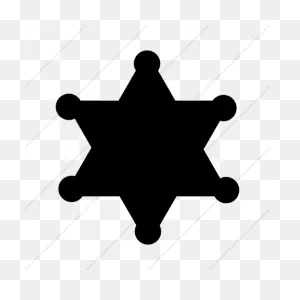 Police Badge Icon Png Image - Sheriff Star Icon - (512X512) Png ClipartFlare.com 