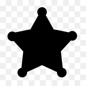 Sheriff Badge - Free Shapes Icons