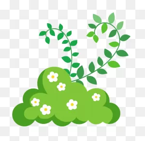 Shrub Clip Art - Arbusto Animado Png - (1000X1000) Png Clipart ClipartFlare.com 
