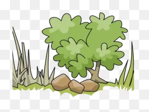 Shrub Bushes Clipart Tall Tree - Shrubbery Clipart - Png Download ClipartFlare.com 
