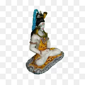 Colourful Painted Marble Shiv Shankar Statue, For Worship, | Id ClipartFlare.com 