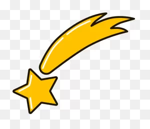 Shooting Star Clipart Transparent 1 - ClipartFlare