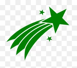 Shooting Star Icon - Green Shooting Star Transparent Clipart ClipartFlare.com 