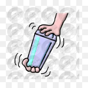 Shake Picture For Classroom / Therapy Use - Great Shake Clipart