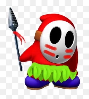 Shy Guy Png - Shy Guy Mario Clipart - Large Size Png Image - ClipartFlare