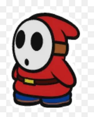 Shy Guy | Paper Mario Wiki | ClipartFlare