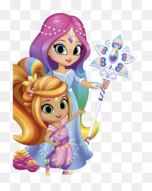 Shimmer And Shine Imma And Leah - Shimmer And Shine Rainbow ClipartFlare.com 