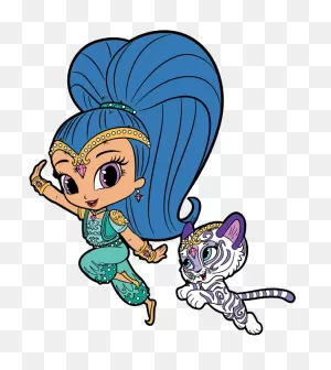 Shimmer And Shine Clipart | Cartoon Clip Art