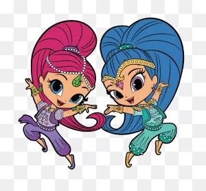 Shimmer And Shine Clipart | Cartoon Clip Art
