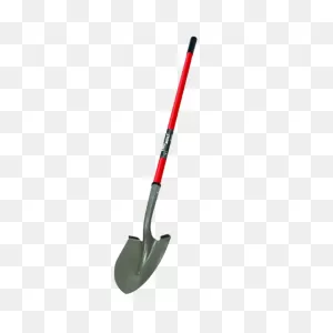 Truper Tru-Built Fiberglass Round Point Shovel