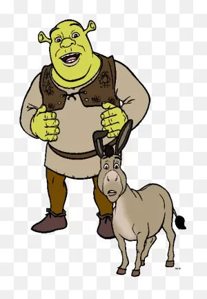 Donkey Shrek Clip Art Images Cartoon 2 - ClipartFlare