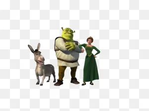 Shrek Fiona Donkey (Psd) | Official Psds
