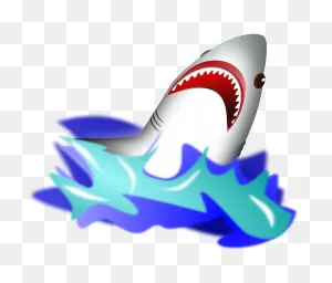Shark Attack Wave Danger Dangerous Ocean F - Shark In Water ClipartFlare.com 