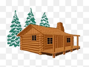 Shack Vector Rickety - Cabin In The Woods Queen Duvet Clipart ClipartFlare.com 