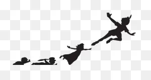 Peter Pan Character Shadows Clipart - Full Size Clipart (#1663264 ClipartFlare.com 