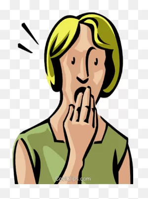 Shocked Woman Royalty Free Vector Clip Art Illustration -Vc066453 ClipartFlare.com 