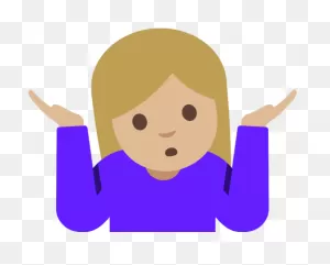 Download Free Png Emoji Shrug Woman Png Images Transparent - Shrug ClipartFlare.com 