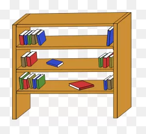 Preschool Books On Shelf Clipart - Clipart Suggest