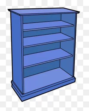Shelf Clipart Transparent - Empty Book Shelf Clip Art - Png ClipartFlare.com 
