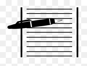 Paper Sheet Clipart Lined Paper - Paper And Pen Clipart ClipartFlare.com 