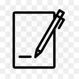 Paper Sheet Clipart Writing - Bike - (512X512) Png Clipart Download