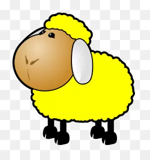 Yellow Sheep Clip Art At ClipartFlare ClipartFlare.com - Vector Clip Art Online ClipartFlare.com 