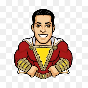 Happy Zachary Levi Sticker By Shazam! Movie For Ios & Android | ClipartFlare