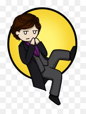 Sherlock Chilling By Shockingblankets - Shocking Blankets Sherlock ClipartFlare.com 