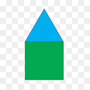 Math Clip Art--Composite Figures--Simple Composite Shapes: 01 ClipartFlare.com 