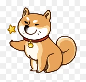 Shibainu” Stickers Set For Telegram - Transparent Shiba Inu ClipartFlare.com 