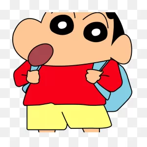 Shin Chan With Backpack Image Crayon Shin Chan And - Shinchan ClipartFlare.com 
