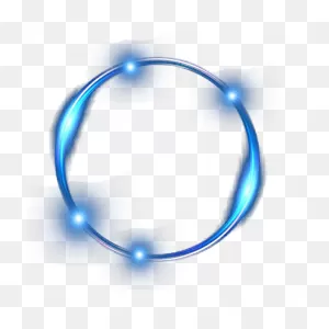 Blue Round Glow Light Effect Png Photos | Png Arts