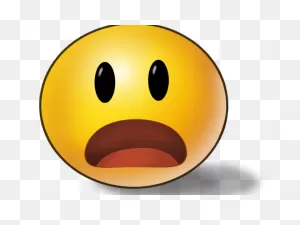 Download Emoji Face Clipart Surprise - Shocked Emo