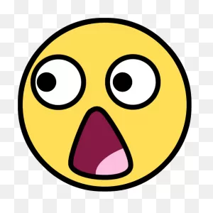 Omg Face Png Jpg Library - Shocked Face Cartoon - (714X714) Png ClipartFlare.com 