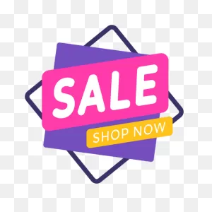 Sale Shop Now Label Colorful Transparent Png & PNG-WebP Vector
