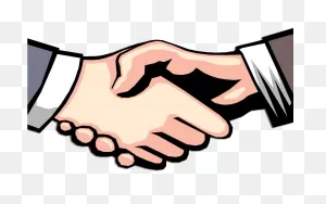 Fingers Clipart Shake - Shaking Hands Transparent - Png Download ClipartFlare.com 